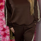Comfy Set The Best Bruin tot maat 44