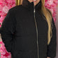 Jas Bling Queen Zwart Plus Size Maat 46 t/m 50