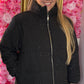 Jas Bling Queen Zwart Plus Size Maat 46 t/m 50