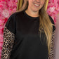 Sweater Flair Zwart Plus Size Maat 48 t/m 52