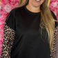 Sweater Flair Zwart Plus Size Maat 48 t/m 52