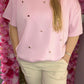 Broek Stretch Sparkle Beige Plus Size Maat 46 t/m 52