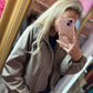 Bomber Yve Shell Taupe tot maat 44