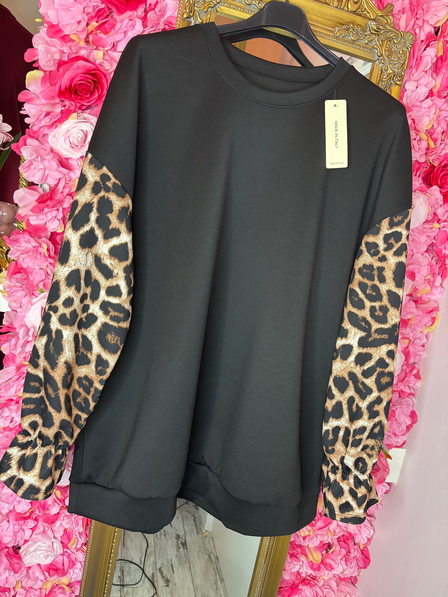 Sweater Flair Zwart Plus Size Maat 48 t/m 52