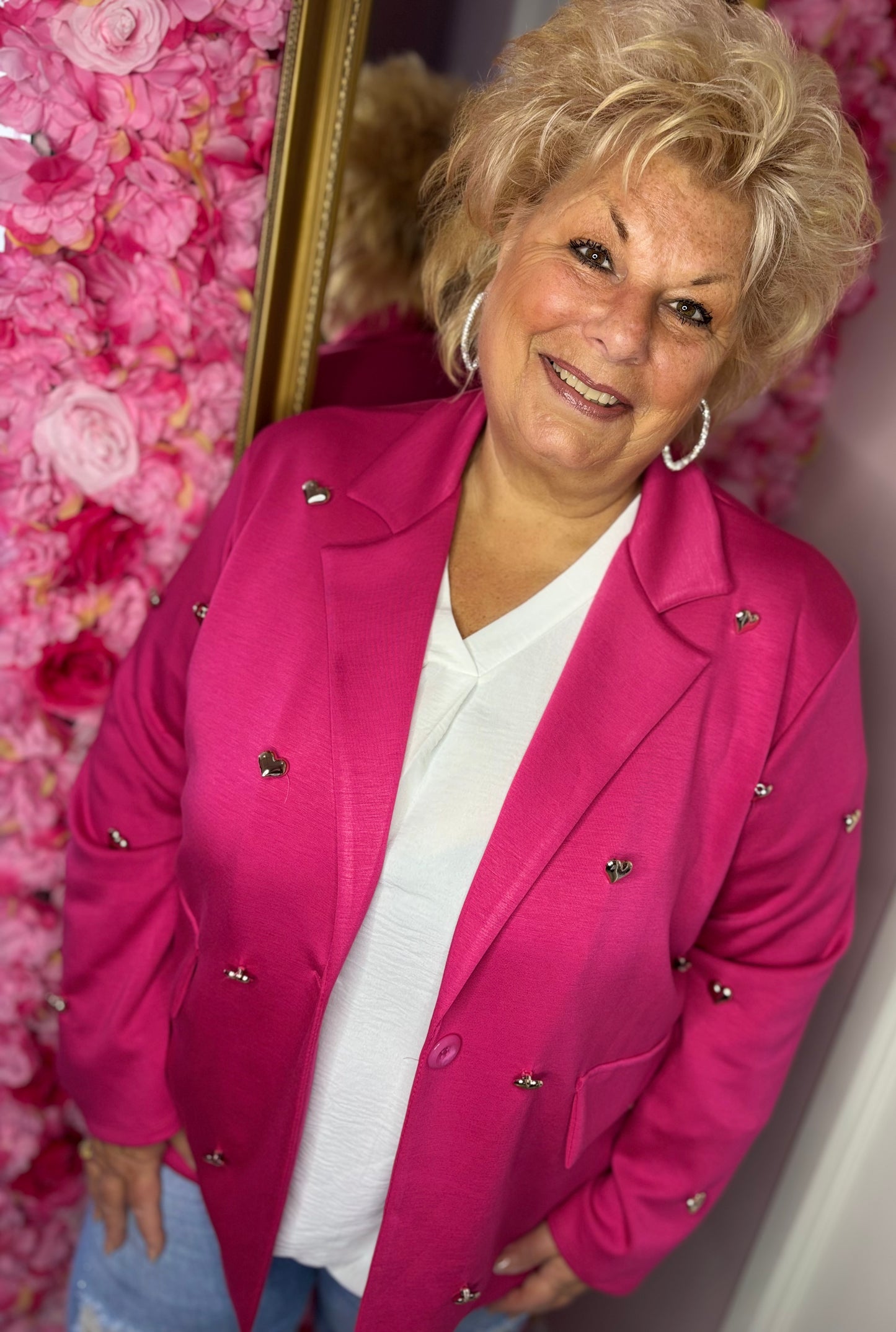 Colbert Comfy Heart Fuchsia Plus size Maat 46 t/m 52-54