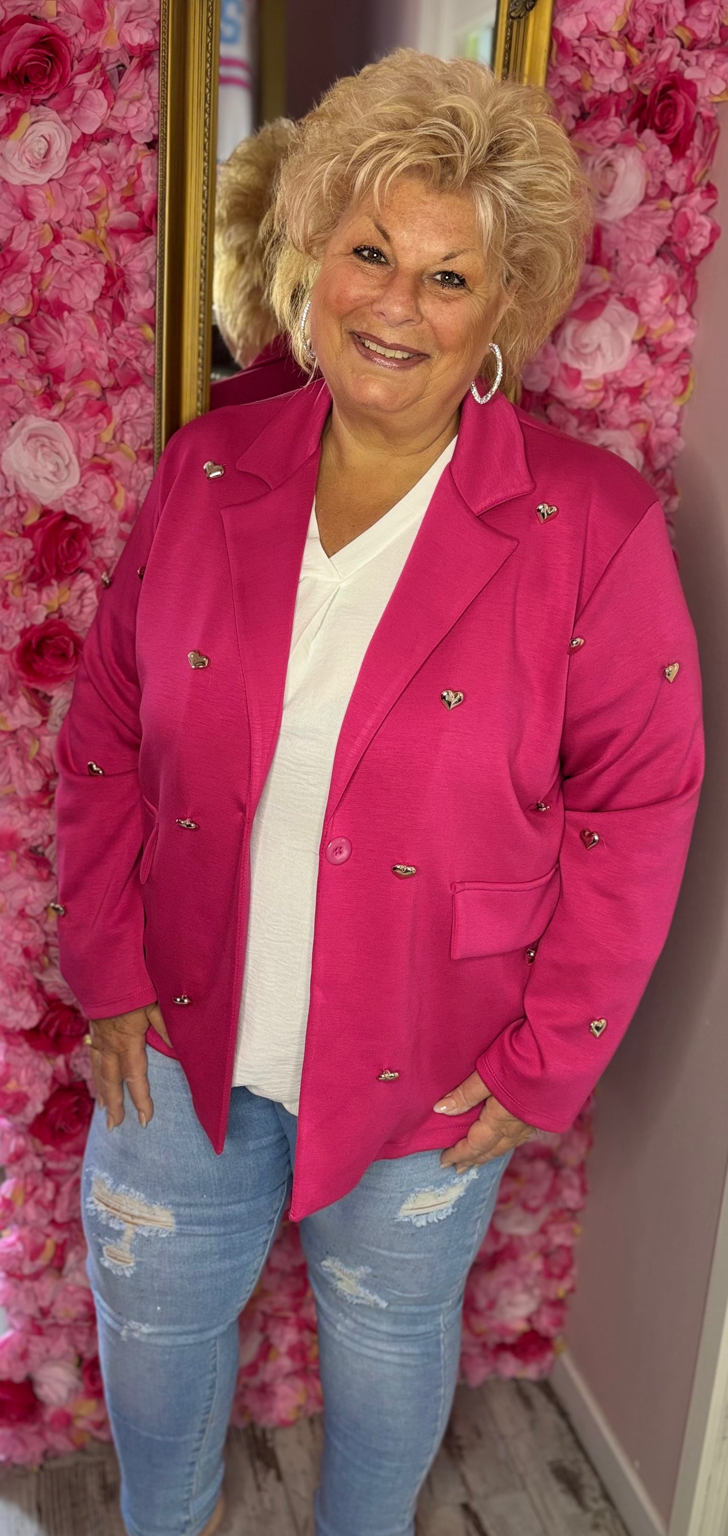 Colbert Comfy Heart Fuchsia Plus size Maat 46 t/m 52-54