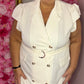 Jurk Classy Wit Maat 44 t/m 50-52