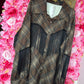 Blouse West Wild Bruin Plus Size Maat 44 t/m 48