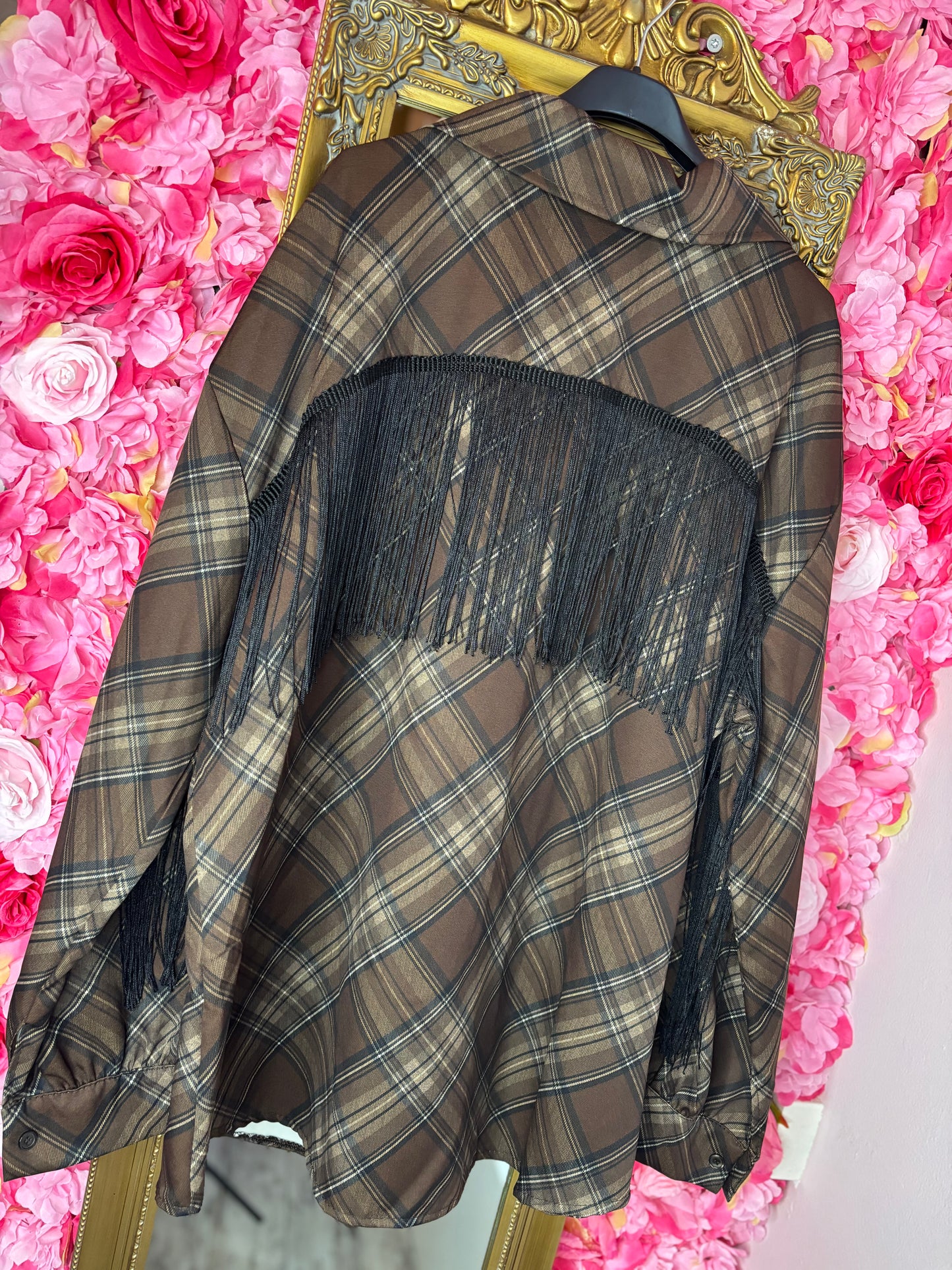 Blouse West Wild Bruin Plus Size Maat 44 t/m 48