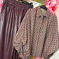 Blouse Butterfly Love Bordeaux Plus Size Maat 44 t/m 48-50