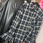 Blouse Blingy Ruit Zwart Plus Size Maat t/m 48