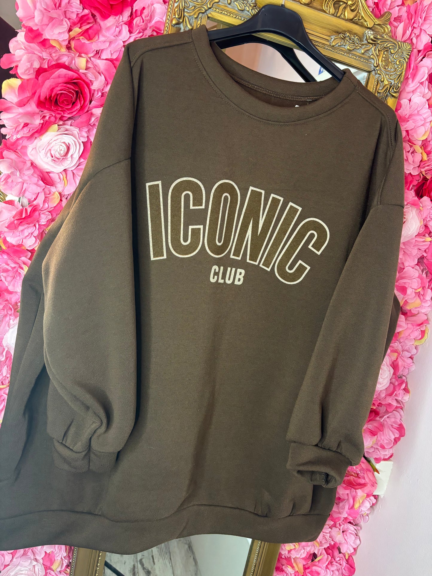 Trui Icon Soft Bruin Plus Size Maat 48 t/m 52-54