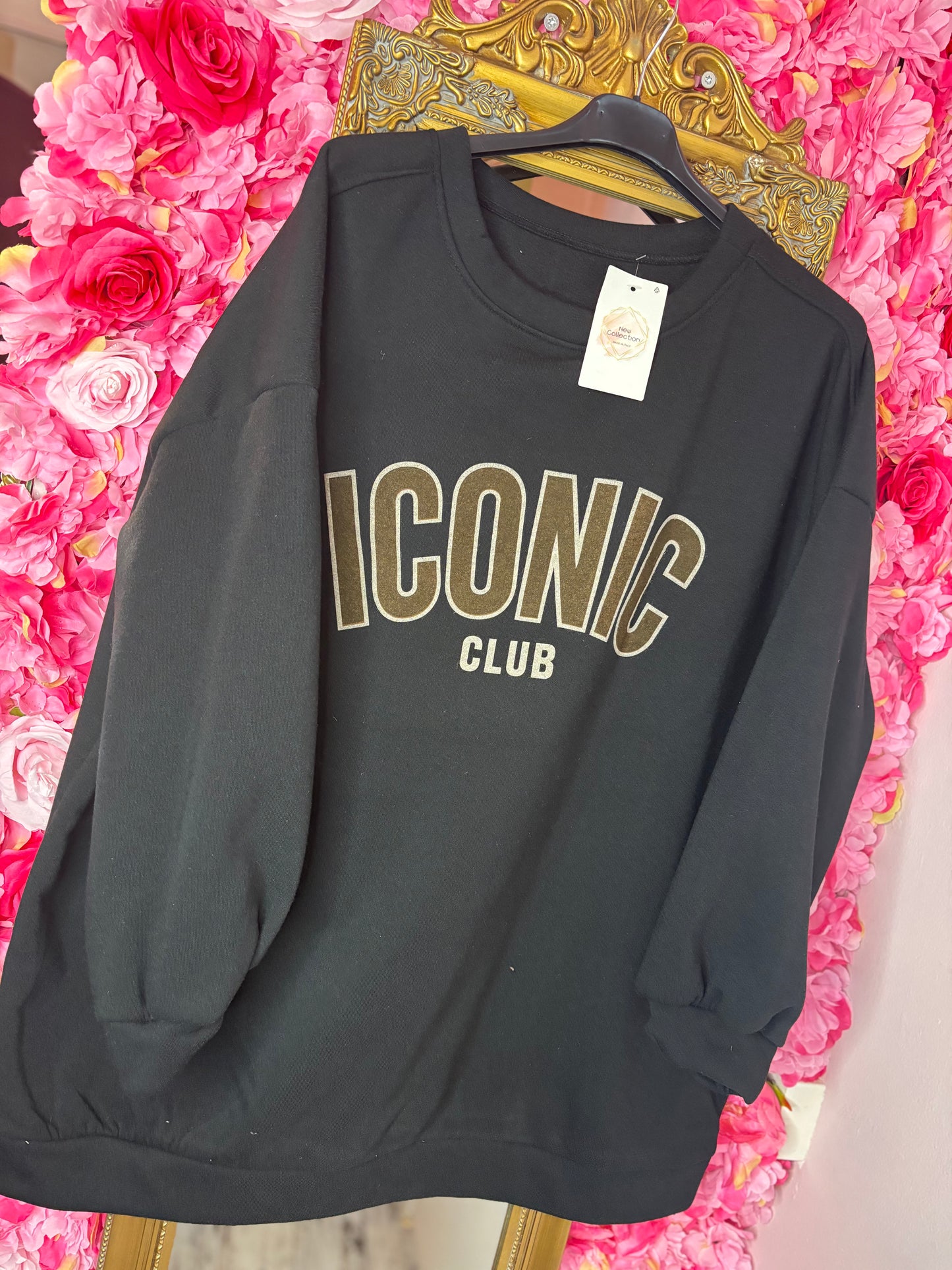 Trui Icon Soft Zwart Plus Size Maat 48 t/m 52-54