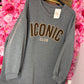 Trui Icon Soft Grijs Plus Size Maat 48 t/m 52-54
