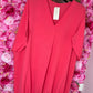 Blouse Ballon Sum Koraal Plus Size maat 48 t/m 54