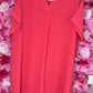 Lange Jurk Summer Koraal Plus Size Maat 48 t/m 54-56