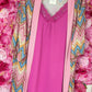 Top Chique Roze Plus Size Maat 48 t/m 54