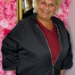 Bomber Sporty Zwart Plus Size Maat 48 t/m 52-54