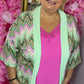 Kimono Misoon Matcha Groen Plus size Maat 44 t/m 50-52