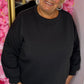 Trui Ultime Cozy Zwart Plus Size Maat 48 t/m 52