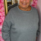 Trui Ultime Cozy Grijs Plus Size Maat 48 t/m 52