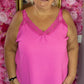 Top Chique Roze Plus Size Maat 48 t/m 54
