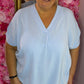 Blouse Ballon Sum Licht Blauw Plus Size maat 48 t/m 54