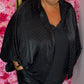 Blouse Shine Butty Zwart Plus Size Maat 44 t/m 48-50