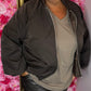 Bomber Sporty Bruin Plus Size Maat 48 t/m 52-54