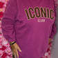 Trui Icon Soft Cyclaam Plus Size Maat 48 t/m 52-54