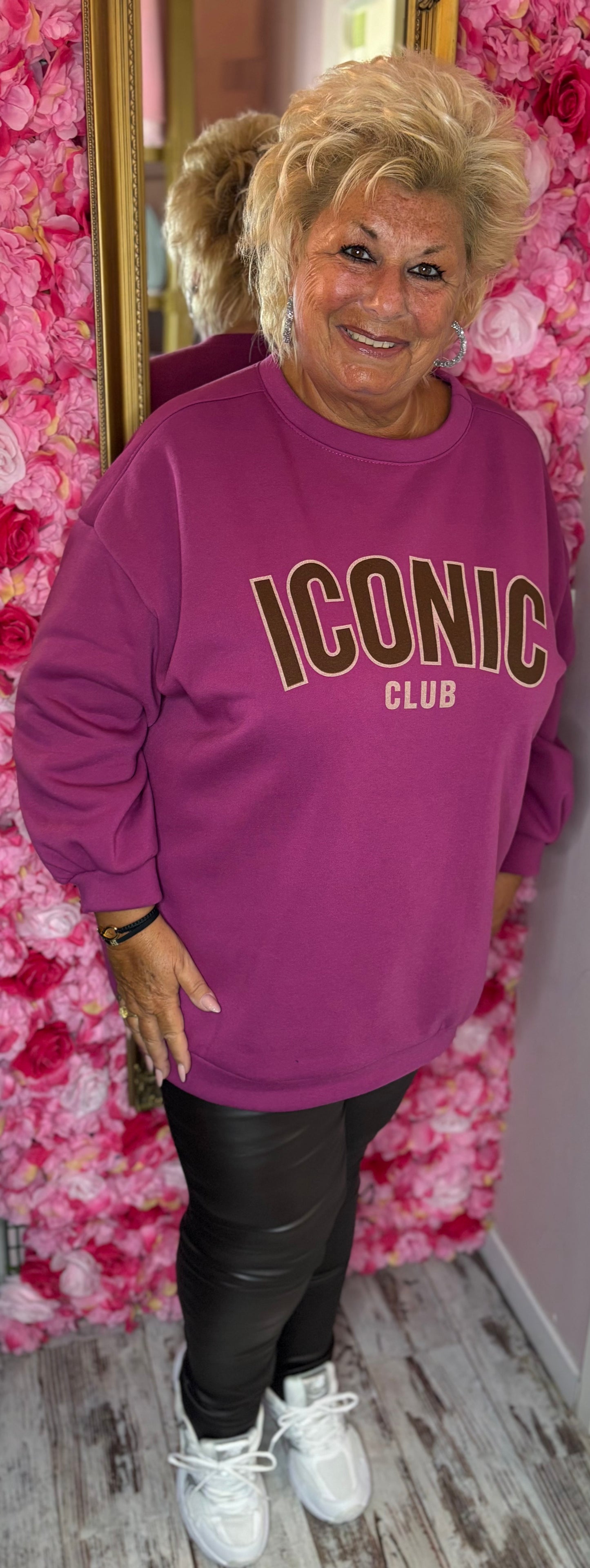 Trui Icon Soft Cyclaam Plus Size Maat 48 t/m 52-54