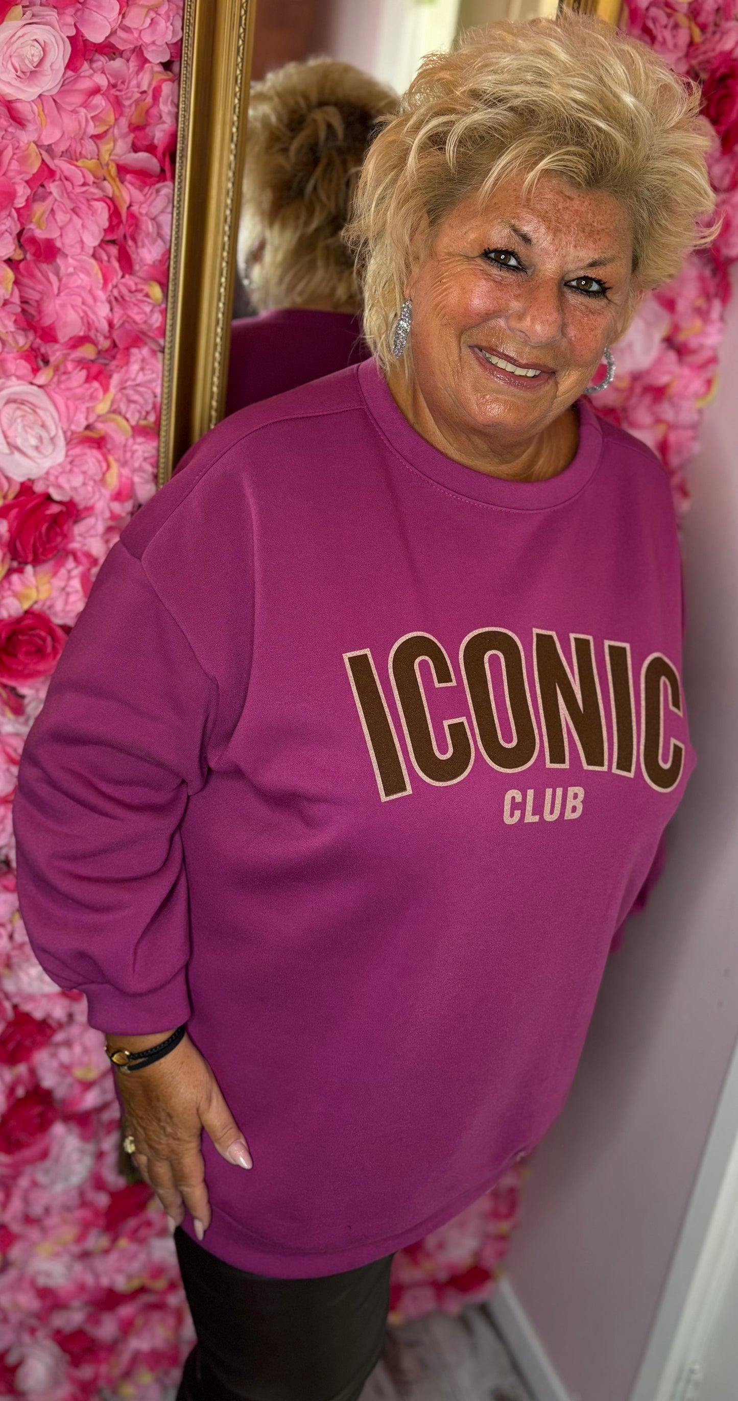 Trui Icon Soft Cyclaam Plus Size Maat 48 t/m 52-54