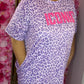 Jurk Icon Panter Lilla Plus Size Maat 46 t/m 52-54