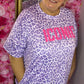 Jurk Icon Panter Lilla Plus Size Maat 46 t/m 52-54