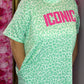 Jurk Icon Panter Mint Plus Size Maat 46 t/m 52-54
