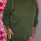 Trui Ultime Cozy Leger Groen Plus Size Maat 48 t/m 52