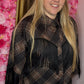 Blouse West Wild Zwart Plus Size Maat 44 t/m 48