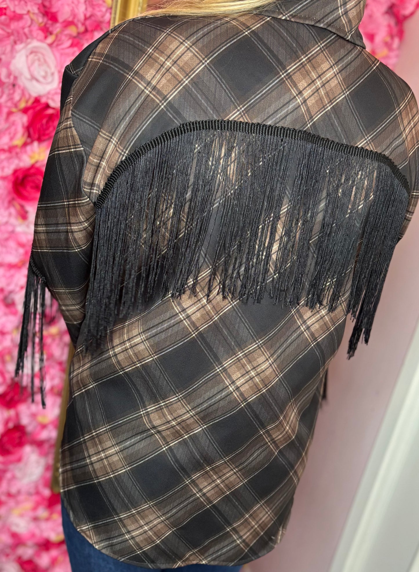Blouse West Wild Zwart Plus Size Maat 44 t/m 48