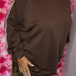 Comfy Set Sporty Chic Bruin Plus Size maat 48 t/m 54