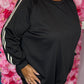 Comfy Set Sporty Chic Zwart Plus Size maat 48 t/m 54