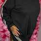Comfy Set Sporty Chic Zwart Plus Size maat 48 t/m 54