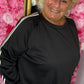Comfy Set Sporty Chic Zwart Plus Size maat 48 t/m 54