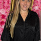 Blouse Shine Butty Zwart Plus Size Maat 44 t/m 48-50