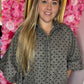 Blouse Butterfly Love Zwart Plus Size Maat 44 t/m 48-50