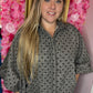 Blouse Butterfly Love Zwart Plus Size Maat 44 t/m 48-50
