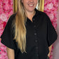 Blouse Basic Butty Zwart Plus Size Maat 44 t/m 48-50