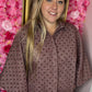 Blouse Butterfly Love Bordeaux Plus Size Maat 44 t/m 48-50