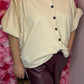 Pofbroek Leather Look The Rebel Bordeaux Plus Size Maat t/m 46