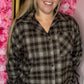 Blouse Blingy Ruit Bruin Plus Size Maat t/m 48
