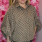 Blouse Butterfly Love Bruin Plus Size Maat 44 t/m 48-50